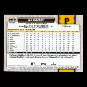 Cam Devanney RC 2026 Topps Rookie Pirates