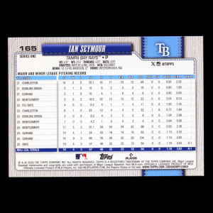 Ian Seymour RC 2026 Topps Rookie Rays