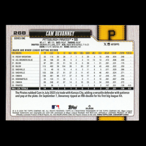 Cam Devanney RC 2026 Topps Rookie Pirates