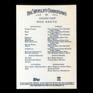 Ron Santo 2025 Allen & Ginter Cubs