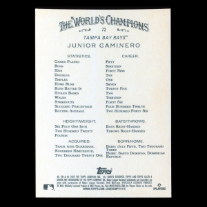 Junior Caminero 2025 Allen & Ginter Rays