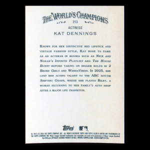 Kat Dennings 2025 Allen & Ginter