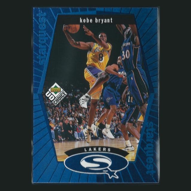 Kobe Bryant 1998-99 UD Choice Starquest Blue Lakers