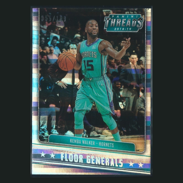 Kemba Walker 2018-19 Threads Floor Generals Hornets 055/199
