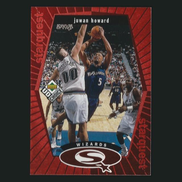 Juwan Howard 1998-99 UD Choice Starquest Red Wizards