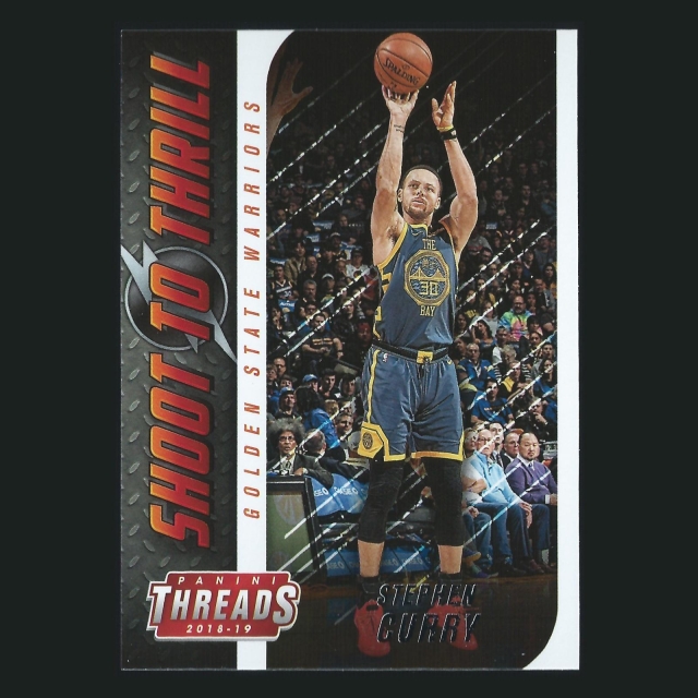 Stephen Curry 2018-19 Threads Shoot To Thrill Warriors