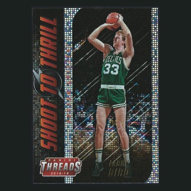 Larry Bird 2018-19 Threads Shoot To Thrill Dazzle Celtics