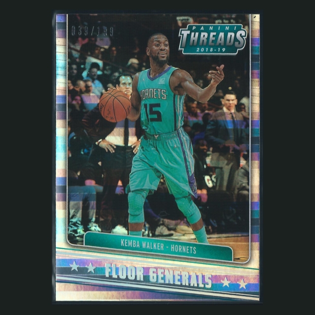 Kemba Walker 2018-19 Threads Floor Generals Hornets 39/199