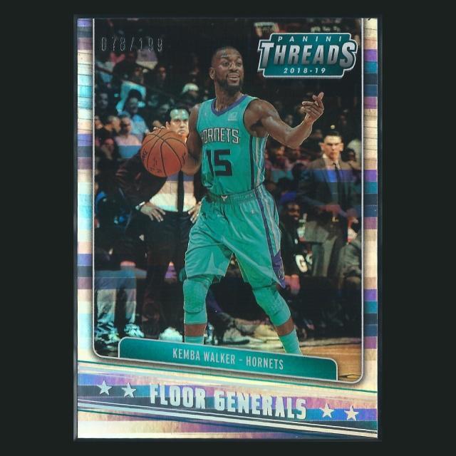 Kemba Walker 2018-19 Threads Floor Generals Hornets 78/199