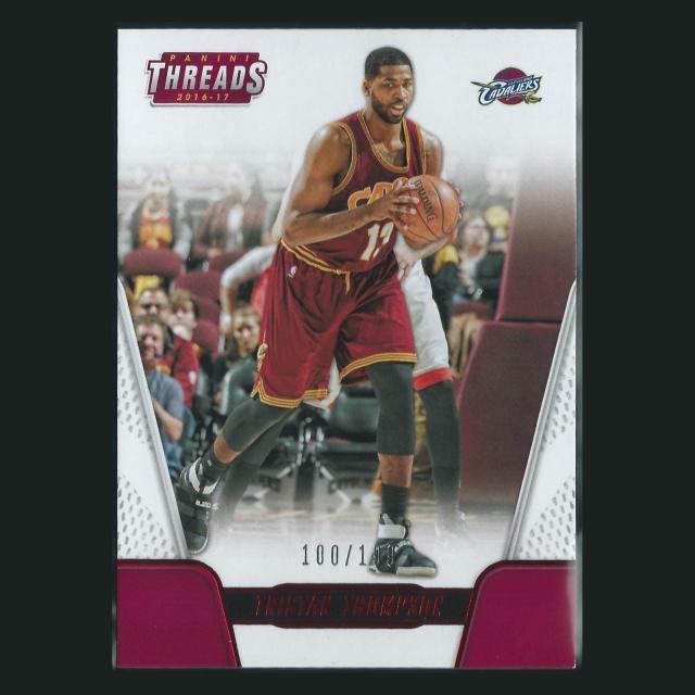 Tristan Thompson 2016-17 Threads Red Foil Cavaliers 100/199