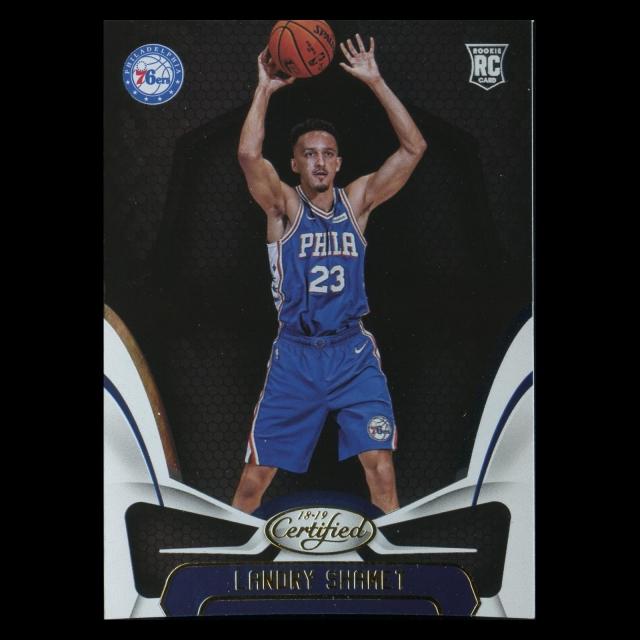 Landry Shamet RC 2018-19 Certified Rookie 76ers
