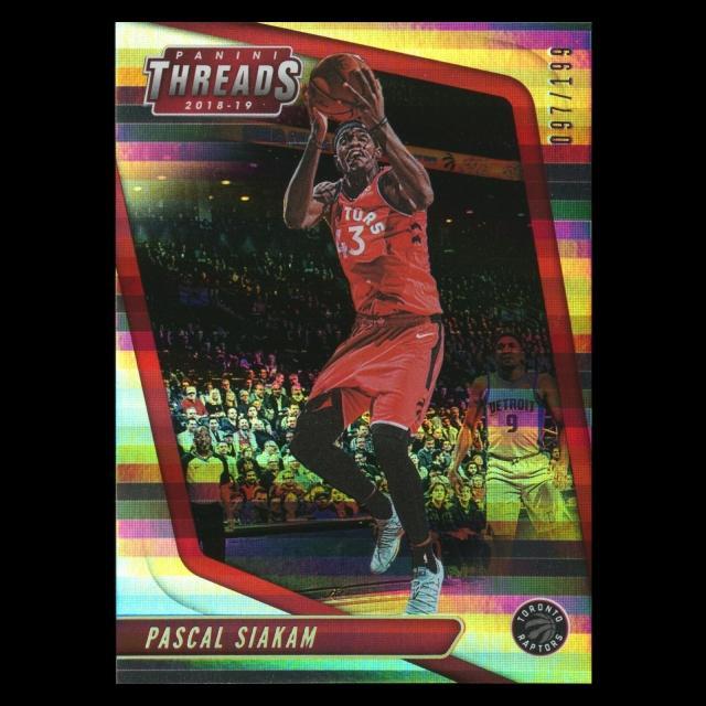 Pascal Siakam 2018-19 Threads Raptors 97/199
