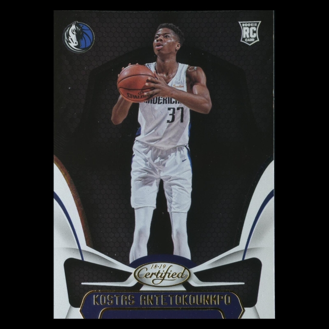 Kostas Antetokounmpo RC 2018-19 Certified Rookie Mavericks