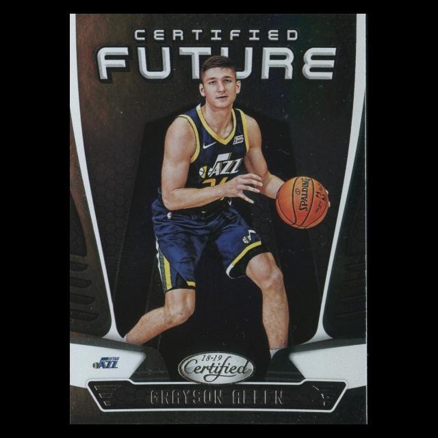 Grayson Allen RC 2018-19 Certified Future Rookie Jazz