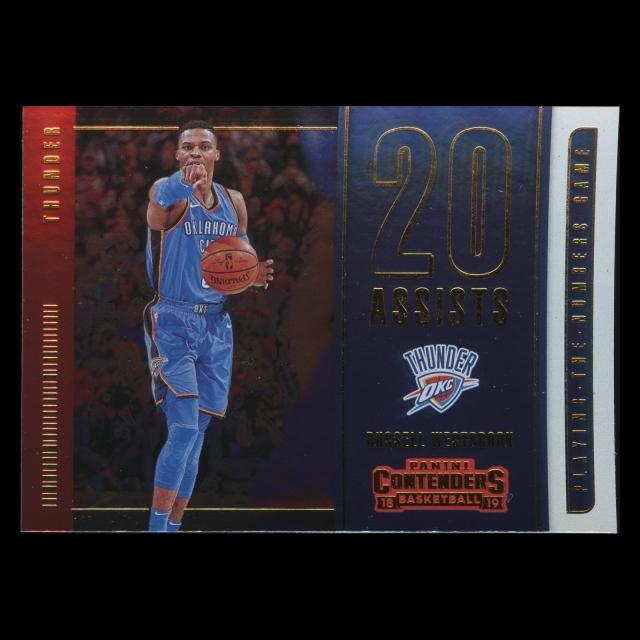 Russel Westbrook 2018-19 Contenders Playing the Numbers Game Thunder
