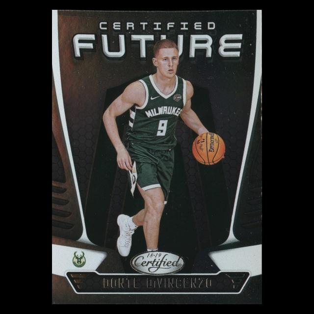 Donte DiVincenzo RC 2018-19 Certified Future Rookie Bucks