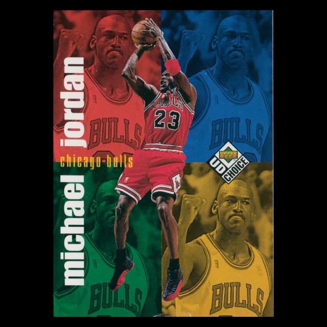 Michael Jordan 1998-99 UD Choice Checklist Bulls
