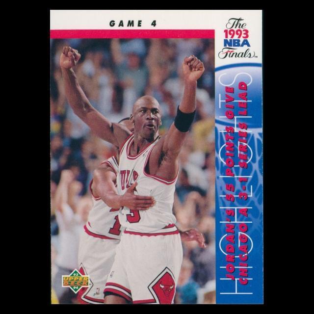 Michael Jordan 1993-94 Upper Deck Game 4 Finals Bulls