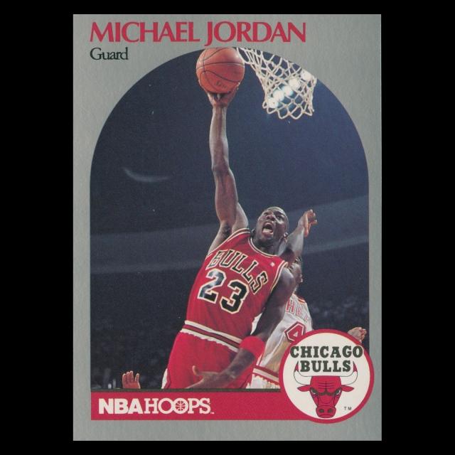 Michael Jordan 1990-91 Hoops Bulls