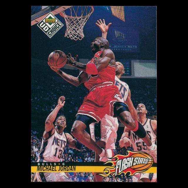Michael Jordan 1998-99 UD Choice Flash Stats Bulls