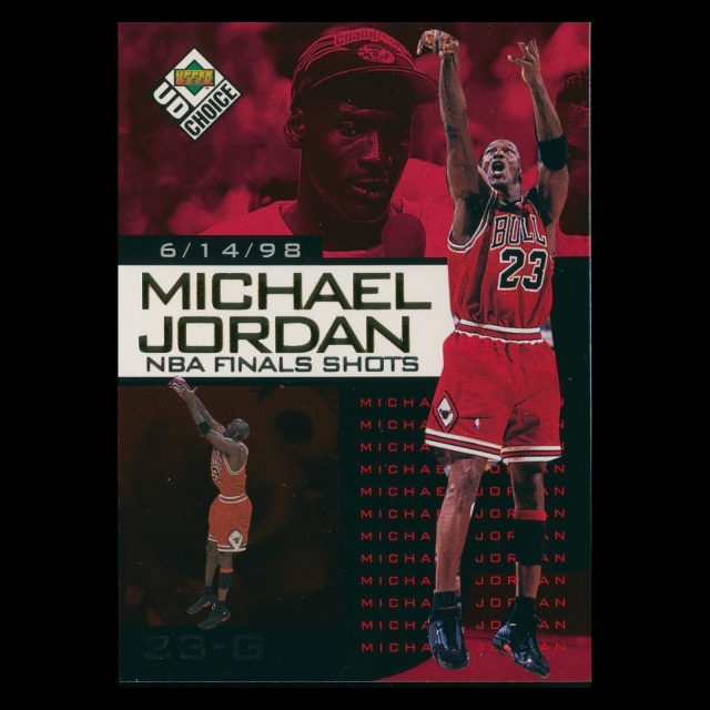 Michael Jordan 1998-99 UD Choice NBA Finals Shots Bulls #10