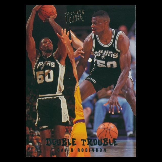 David Robinson 1994-95 Ultra Double Trouble Spurs