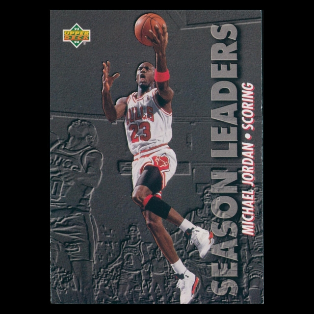 Michael Jordan 1993-94 Upper Deck Season Leaders Bulls
