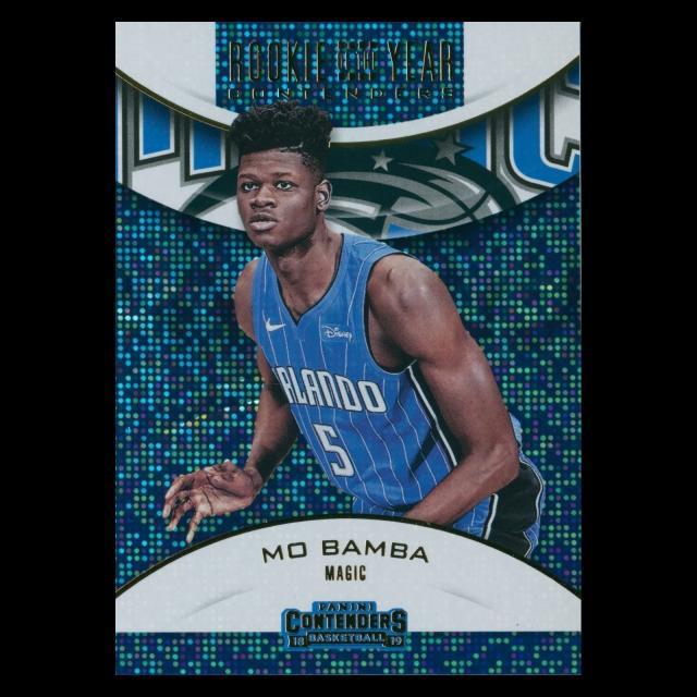 Mo Bamba RC 2018-19 Contenders Rookie of the Year Magic