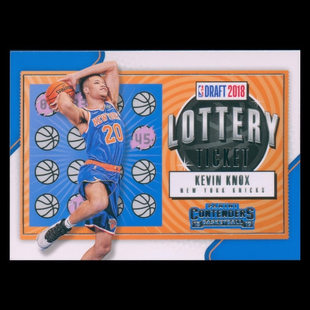 Kevin Knox RC 2018-19 Contenders Rookie Lottery Ticket Knicks