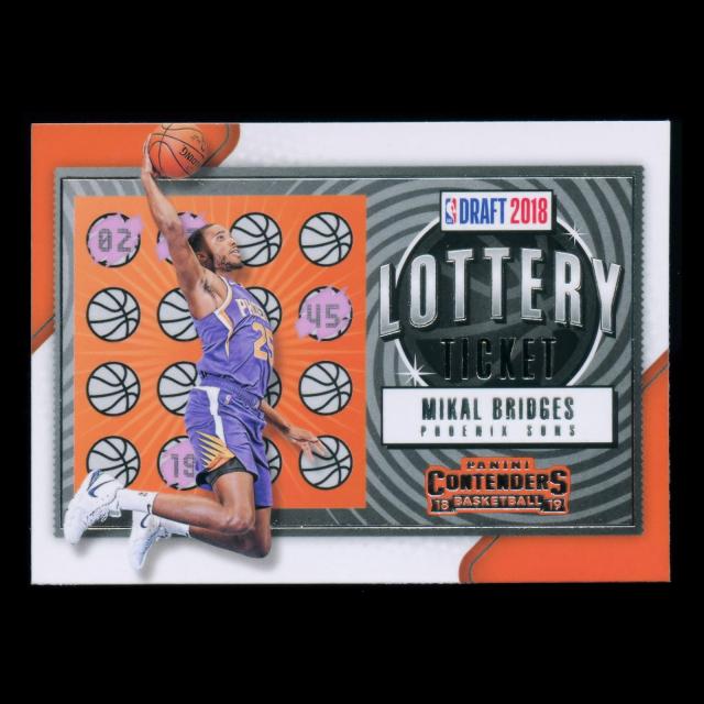 Mikal Bridges 2018-19 Contenders Lottery Ticket Suns