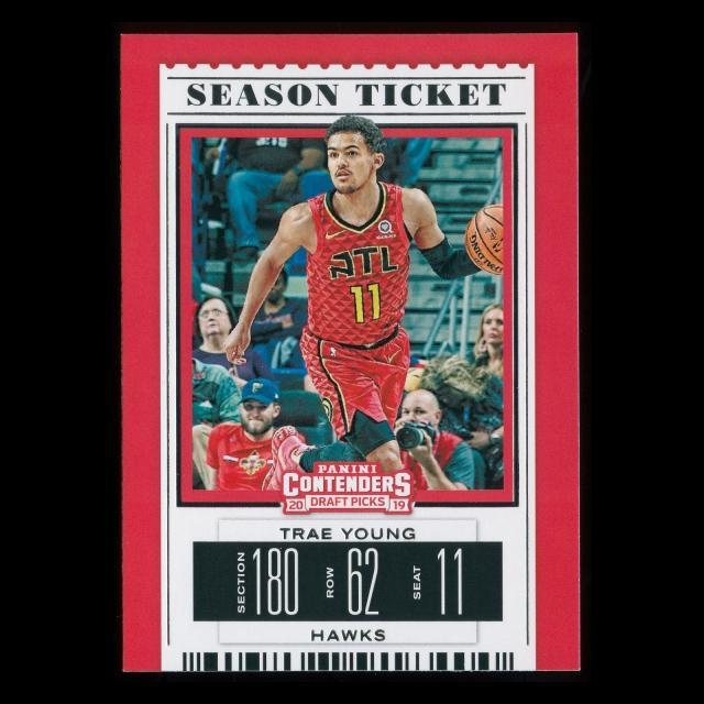 Trae Young 2019 Contenders Draft Picks Season Ticket Hawks