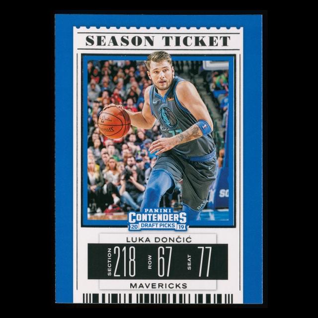 Luka Doncic 2019 Contenders Draft Picks Season Ticket Mavericks