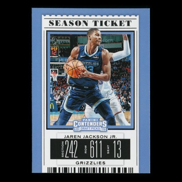 Jaren Jackson Jr. 2019 Contenders Draft Picks Season Ticket Grizzlies