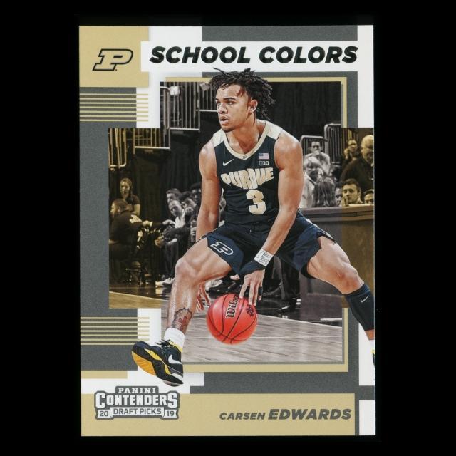 Carsen Edwards RC 2019 Contenders Draft Picks Rookie School Colors Boilermakers/Celtics