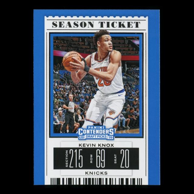 Kevin Knox 2019 Contenders Draft Picks Season Ticket Knicks