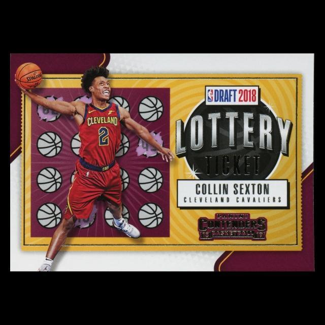 Collin Sexton RC 2018-19 Contenders Rookie Lottery Ticket Cavaliers
