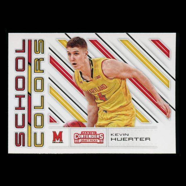 Kevin Huerter RC 2018 Contenders Draft Picks Rookie School Colors Hawks