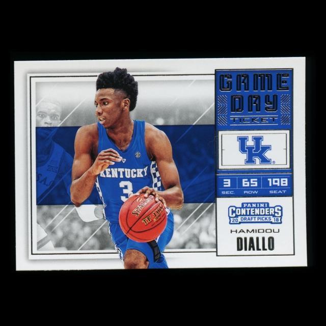 Hamidou Diallo RC 2018 Contenders Draft Picks Rookie Game Day Ticket Thunder