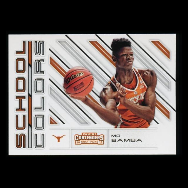 Mo Bamba RC 2018 Contenders Draft Picks Rookie School Colors Magic