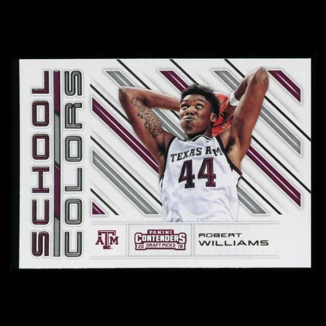 Robert Williams RC 2018 Contenders Draft Picks Rookie School Colors Celtics