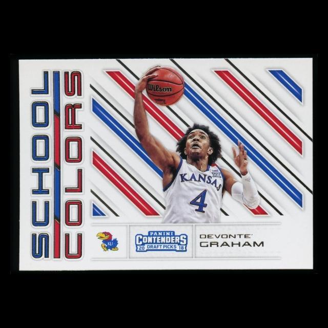 DeVonte Graham 2018-19 Contenders Draft Picks School Colors Wildcats/Hornets