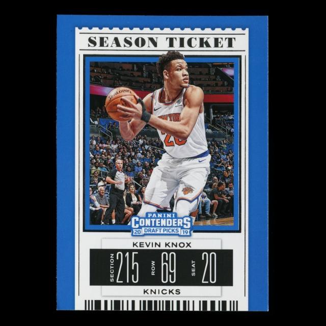 Kevin Knox 2019 Contenders Draft Picks Season Ticket Knicks