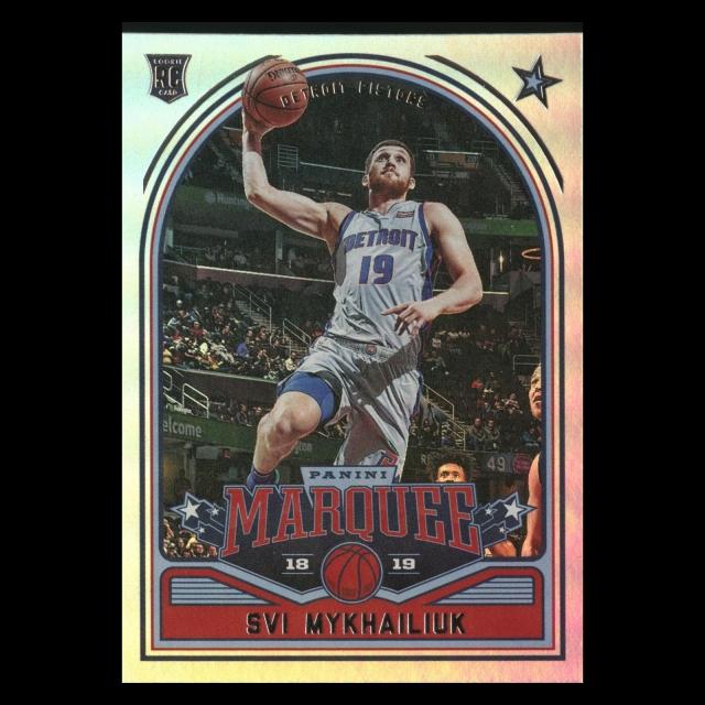 Svi Mykhailiuk RC 2018-19 Chronicles Marquee Pistons