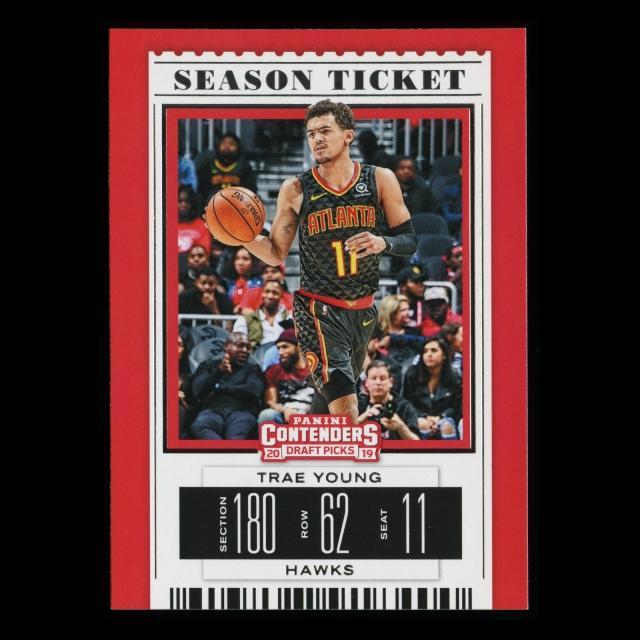 Trae Young 2019 Contenders Draft Picks Season Ticket Hawks