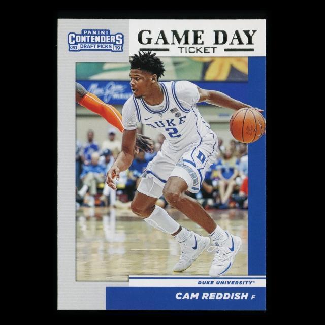 Cam Reddish RC 2019 Contenders Draft Picks Rookie Game Day Ticket Blue Devils/Hawks