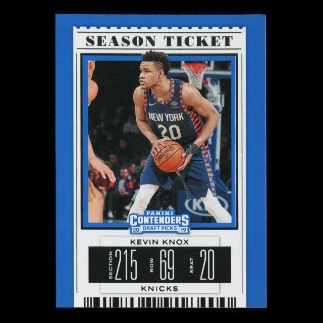 Kevin Knox 2019 Contenders Draft Picks Season Ticket Knicks