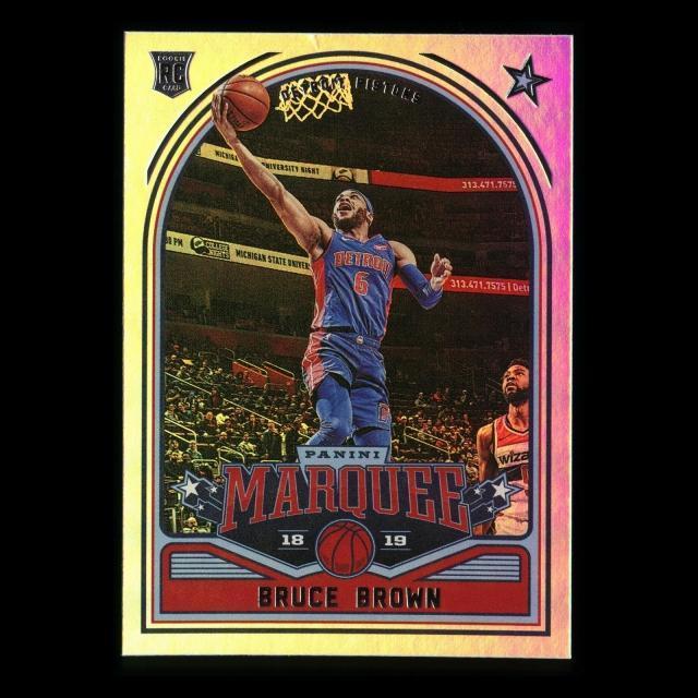 Bruce Brown RC 2018-19 Chronicles Marquee Pistons