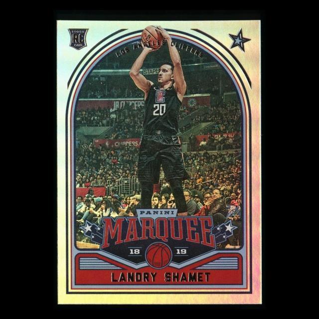 Landry Shamet RC 2018-19 Chronicles Marquee Clippers