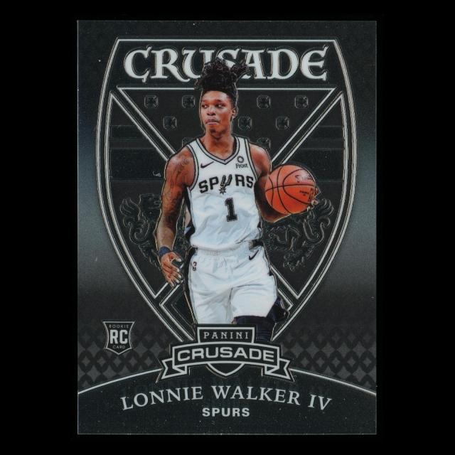 Lonnie Walker IV RC 2018-19 Chronicles Crusade Rookie Spurs