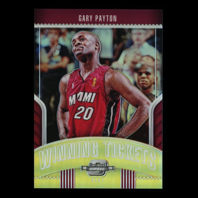 Gary Payton 2018-19 Contenders Optic Winning Tickets Heat